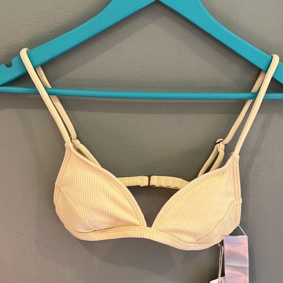 NWT billabong X Wrangler yellow bikini top - Picture 5 of 8